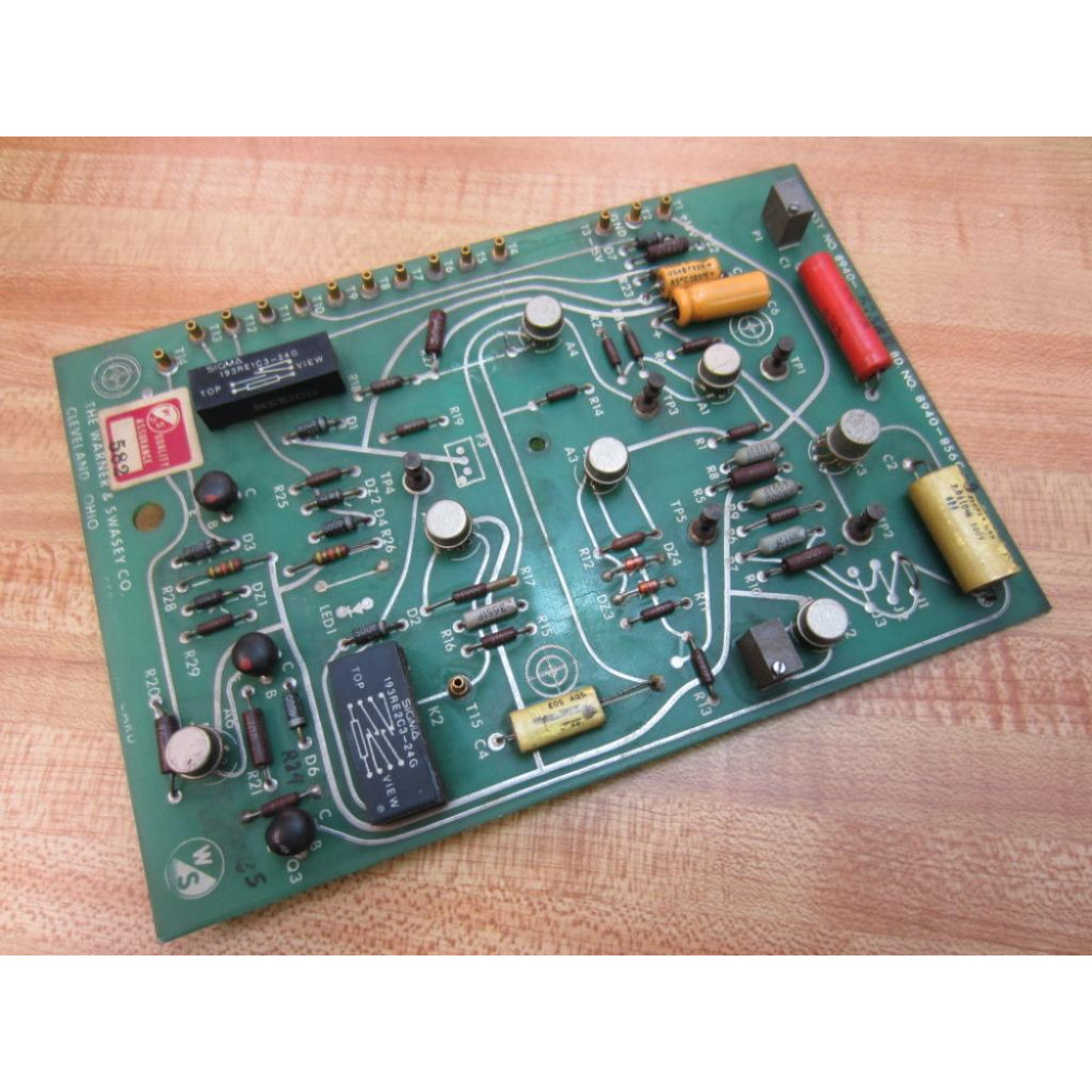 Warner & Swasey 8940-6756B Servo Preamp Card 89406756B - Used