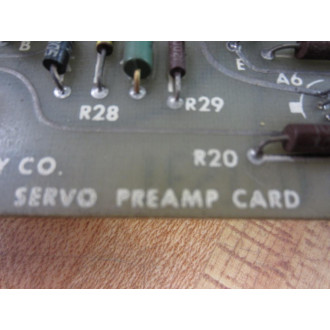 Warner & Swasey 8940-6756B Servo Preamp Card 89406756B - Used