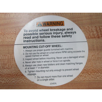 Norton 66243510680 Cut-Off Wheel 4" x 18" x 38" (Pack of 5)