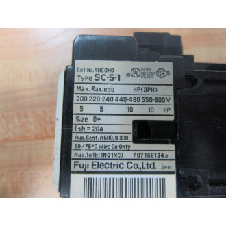 Fuji Electric 4NC0H0 Contactor - Used