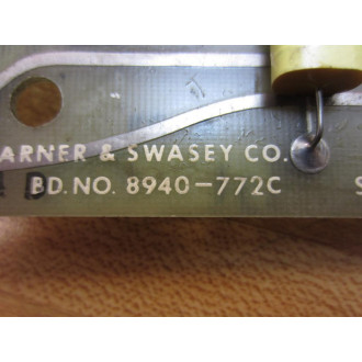 Warner & Swasey 8940-6764 Servo PreAmp Card 89406764 - Used