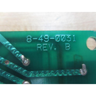 8-49-0031 Circuit Board 8490031 Cracked Connector Housing - Used