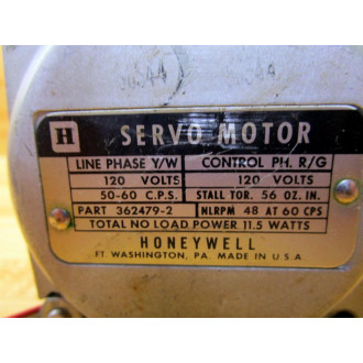 Honeywell 362479-2 Motor 3624792 - Used
