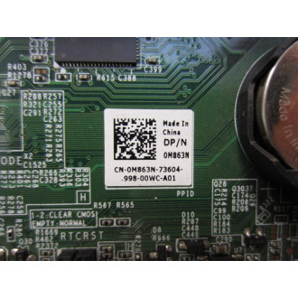 Dell DPN 0M863N Optiplex Mother Board DPN0M863N - Used