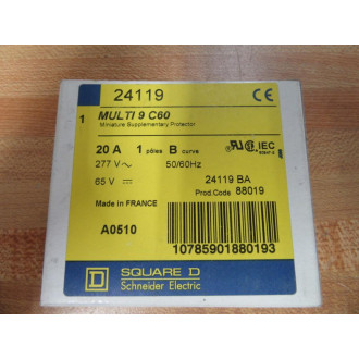 Square D 24119 Merlin Gerin Breaker 20A MG24119 Schneider