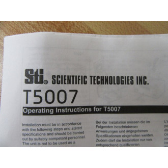 STI 44526-1010 Switch Tongue Actuator T5007-11FSSM