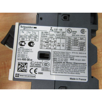 Schneider GV2ME08 Circuit Breaker