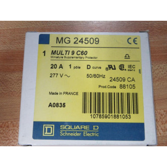 Square DSchneider MG24509 20A Circuit Breaker 24509