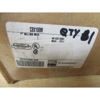 OZ Gedney C8X100M 1" Mogul
