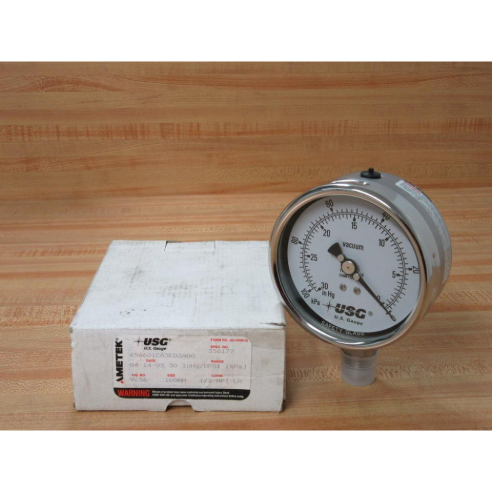 Ametek US Gauge 356177 Pressure Gauge V656