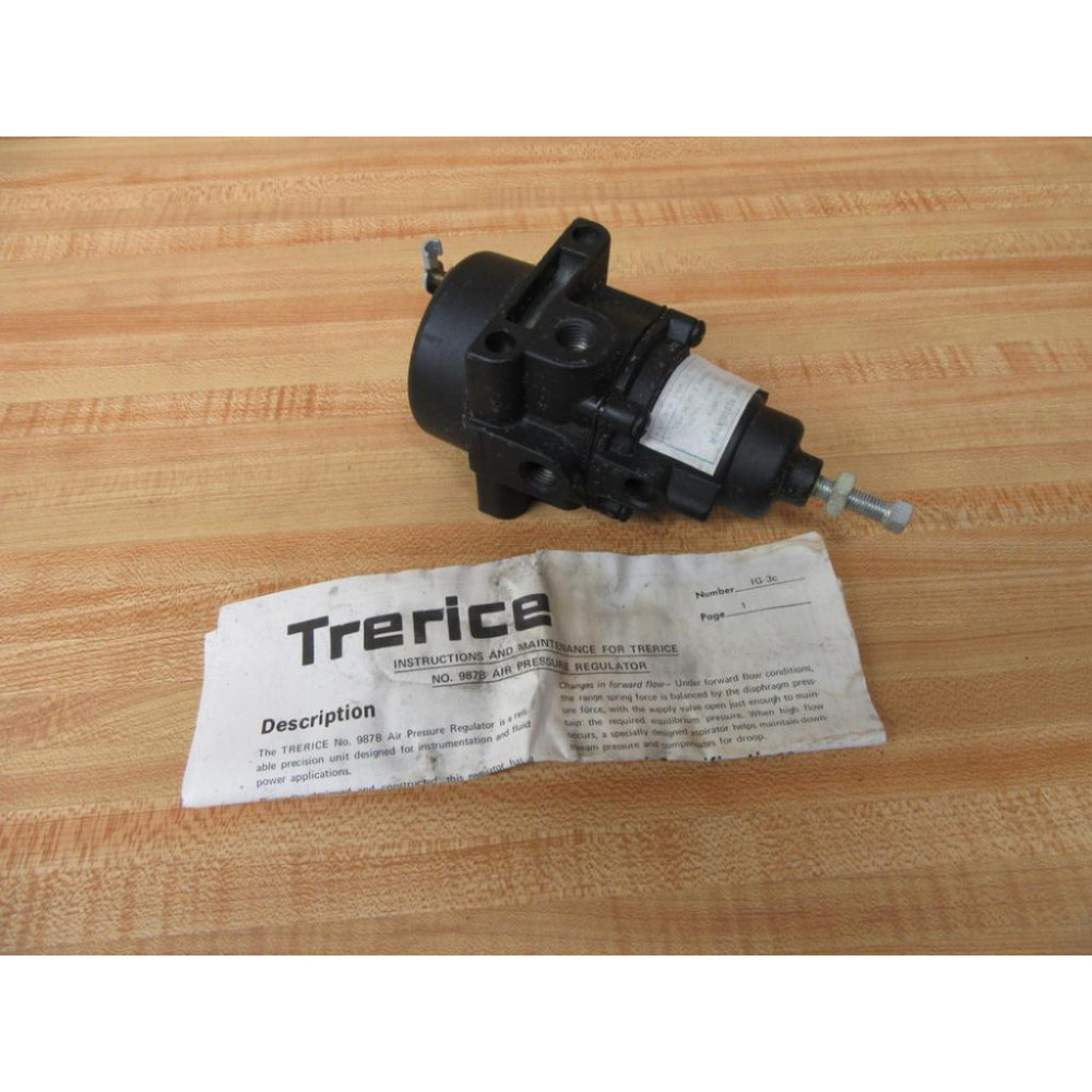 Trerice 987B Air Pressure Regulator - New No Box