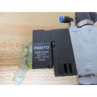 Festo CPE14-M1BH-3GLS-18 Solenoid Valve CPE14M1BH3GLS18 3 Port - New No Box