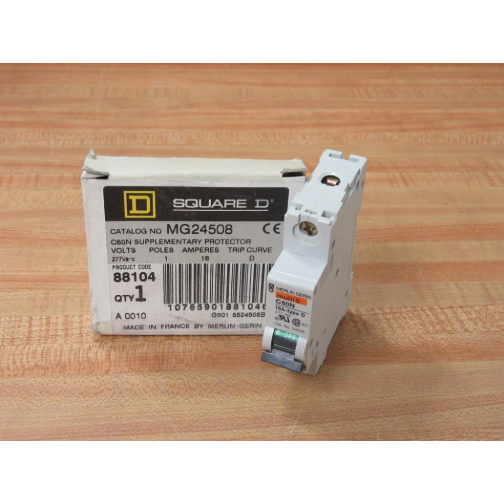 Merlin Gerin 24508 Square D Breaker 16A MG24508 Schneider