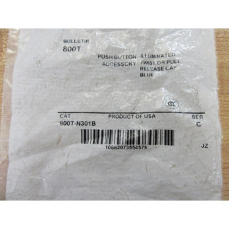 Allen Bradley 800T-N301B Blue Switch Cap - New No Box