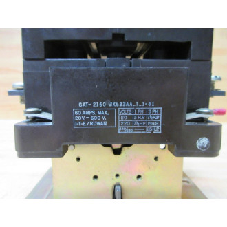 Rowan Control 2160-BX633AA-1-1-41 Contactor 2160 - Used