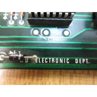 GD Electronic Dept. OEL 3079 Circuit Board OEL3079 - Used