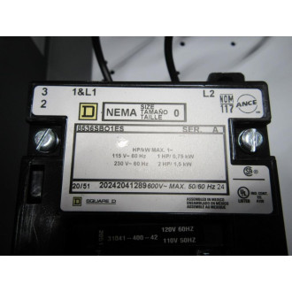 Square D 8539SBG72V02E3100SY74 AC  Motor Starter