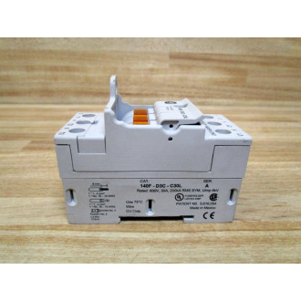 Allen Bradley 140F-D3C-C30L Fuse Holder 140FD3CC30L - Used