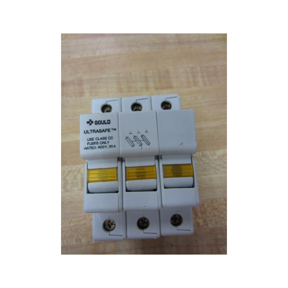 Gould Shawmut Ferraz USCC3I Fuse Holder USCC31 - Used