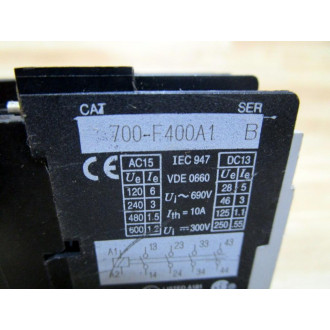 Allen Bradley 700-F400A1 Relay 700F400A1 Series B - Used