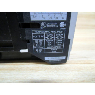 Allen Bradley 700-F400A1 Relay 700F400A1 Series B - Used
