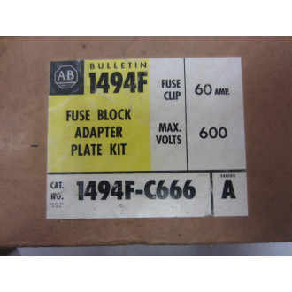 Allen Bradley 1494F-C666 Fuse Block 1494FC666 Series A