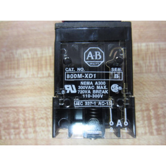Allen Bradley 800MS-X0D1 Push Button 800MS-XOD1 (Pack of 2)