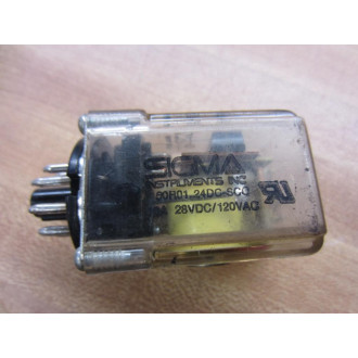 Sigma 50R01-24DC Relay 50R0124DCSCC - Used