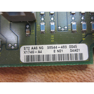 Allen Bradley X1746-A4 SLC500 4-Slot Backplane  961768 w1 Broken Connector Latch - Used