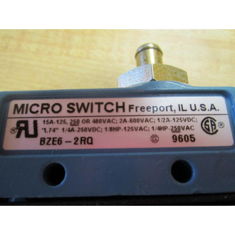 Honeywell BZE6-2RQ Micro Switch Limit Switch BZE62RQ