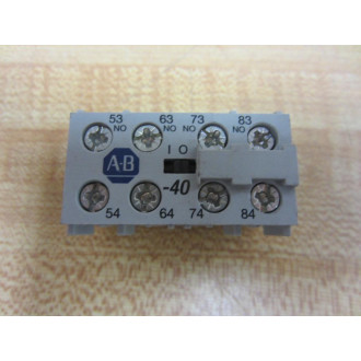 Allen Bradley 195-MA40 Auxiliary Contact - New No Box
