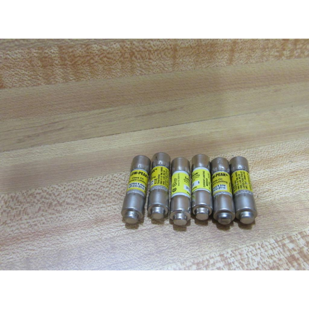 Bussmann LP-CC-3 210 Fuse LPCC3210 (Pack of 6) - New No Box