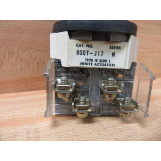 Allen Bradley 800T-J17A (3) Position Selector Switch 800TJ17 W800T-XA - Used