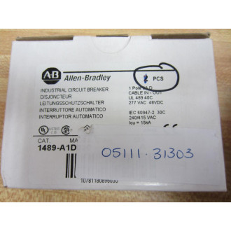 Allen Bradley 1489-A1D030 Miniature Circuit Breaker 1489A1D030 Series A