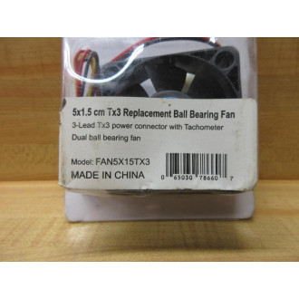 Star Tech FAN5X15TX3 PC Cooling Fan
