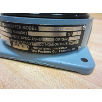 Foxboro 893RA-QFSN000 Transmitter 893RAQFSN000 - Used