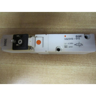 SMC VQZ315-5YZ Valve VQZ3155YZ 24VDC - Used