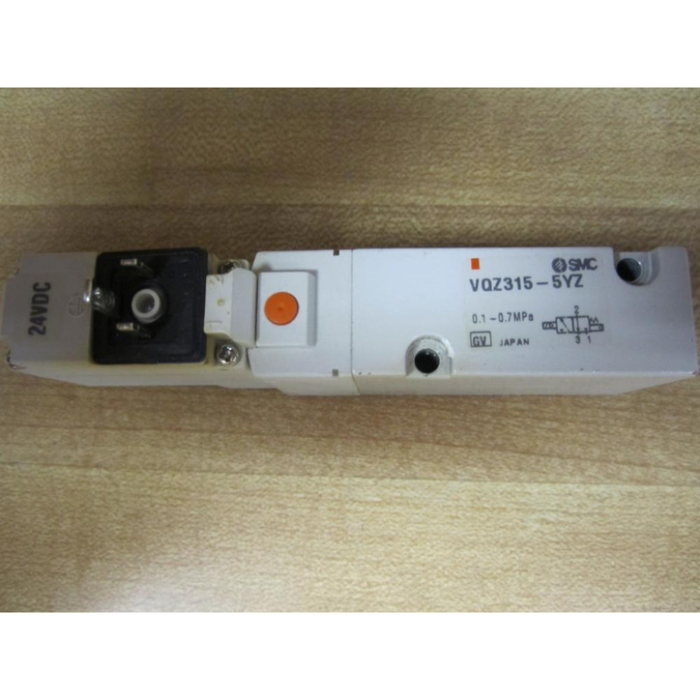 SMC VQZ315-5YZ Valve VQZ3155YZ 24VDC - Used