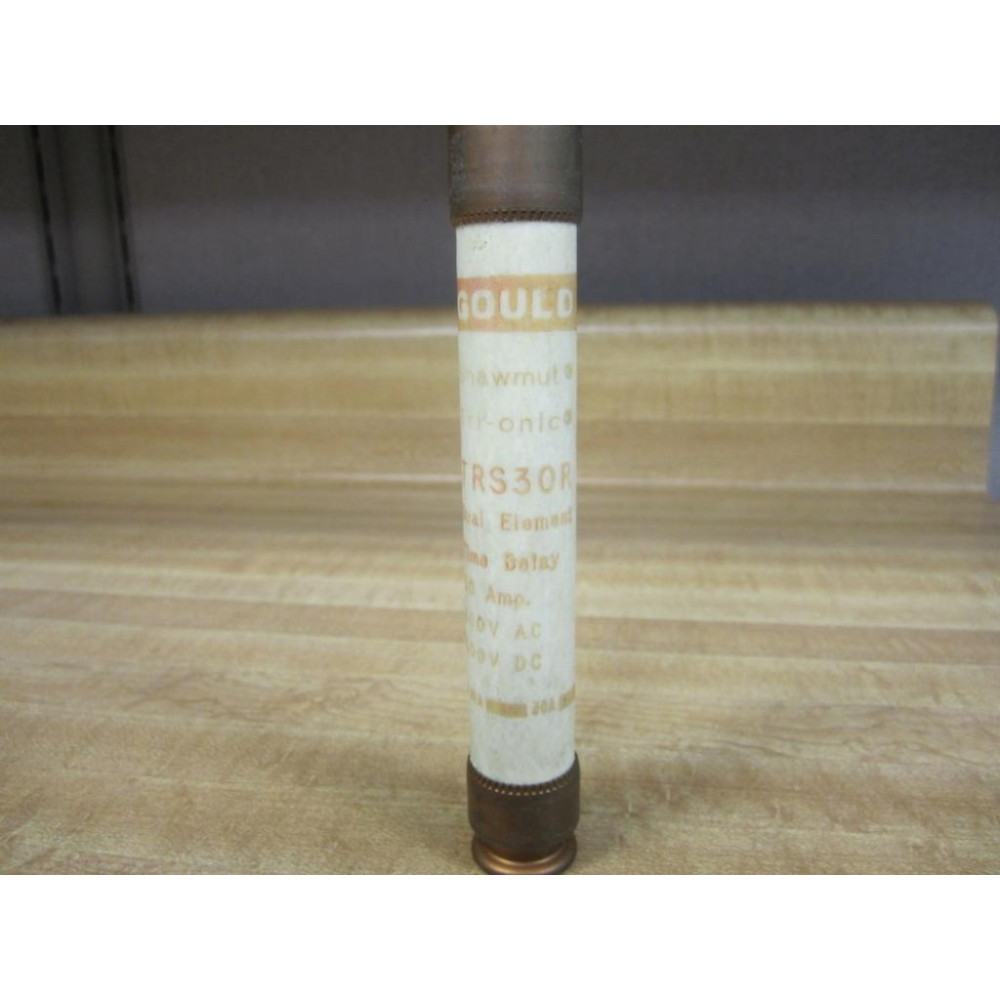 Gould Shawmut Ferraz Mersen TRS30R Fuse Cross Ref 4YZL7 Tested (Pack of 4) - Used