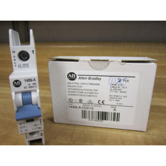 Allen Bradley 1489-A1D010 Circuit Breaker 1489A1D010 Series A