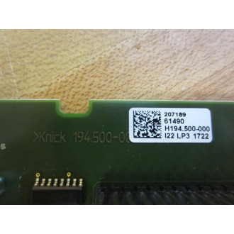 Knick 194.500-0013 Circuit Board 1945000013 - Used