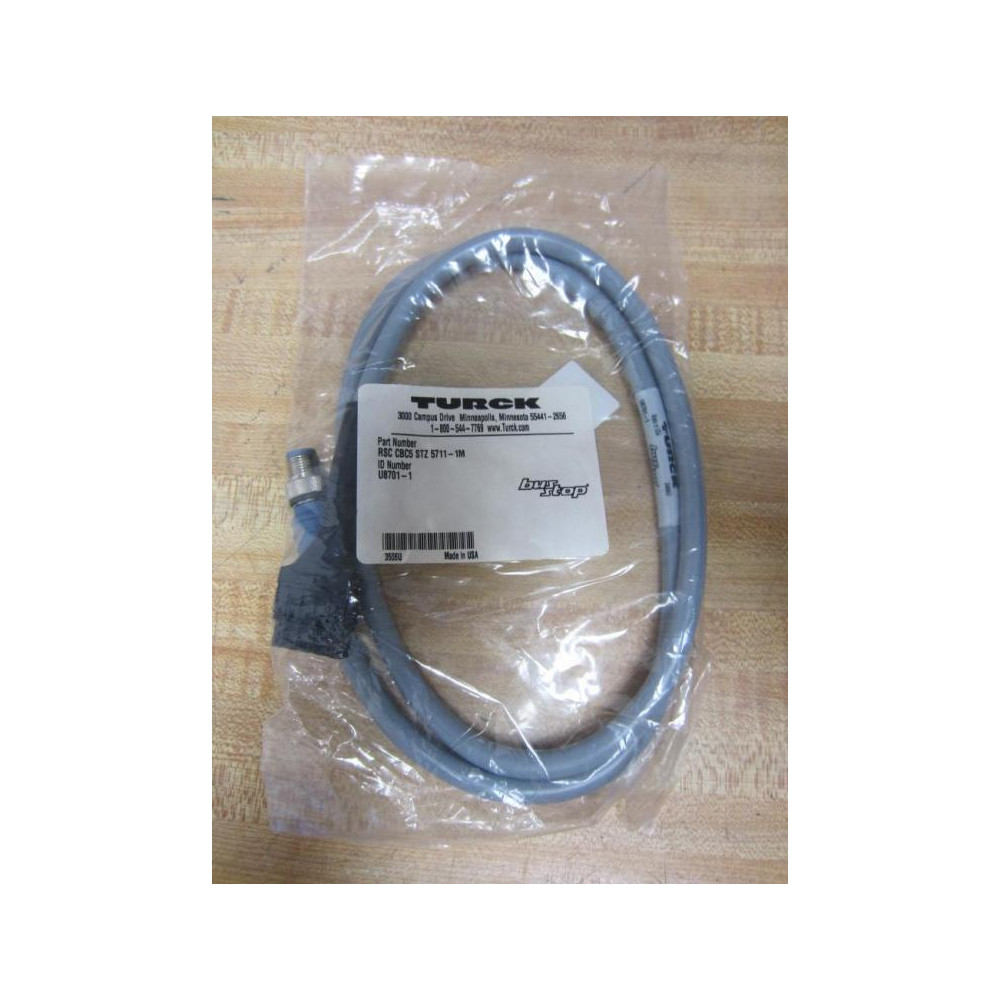 Turck RSCCBC5STZ5711-1M U8701-1 Cord Set RSCCBC5STZ57111M