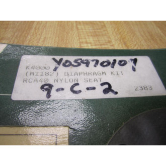 Goyen M1182 Diaphragm Kit K4000