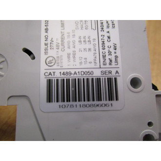 Allen Bradley 1489-A1D050 Circuit Breaker 1489A1D050 - New No Box