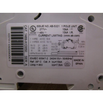 Allen Bradley 1489-A1D050 Circuit Breaker 1489A1D050 - New No Box