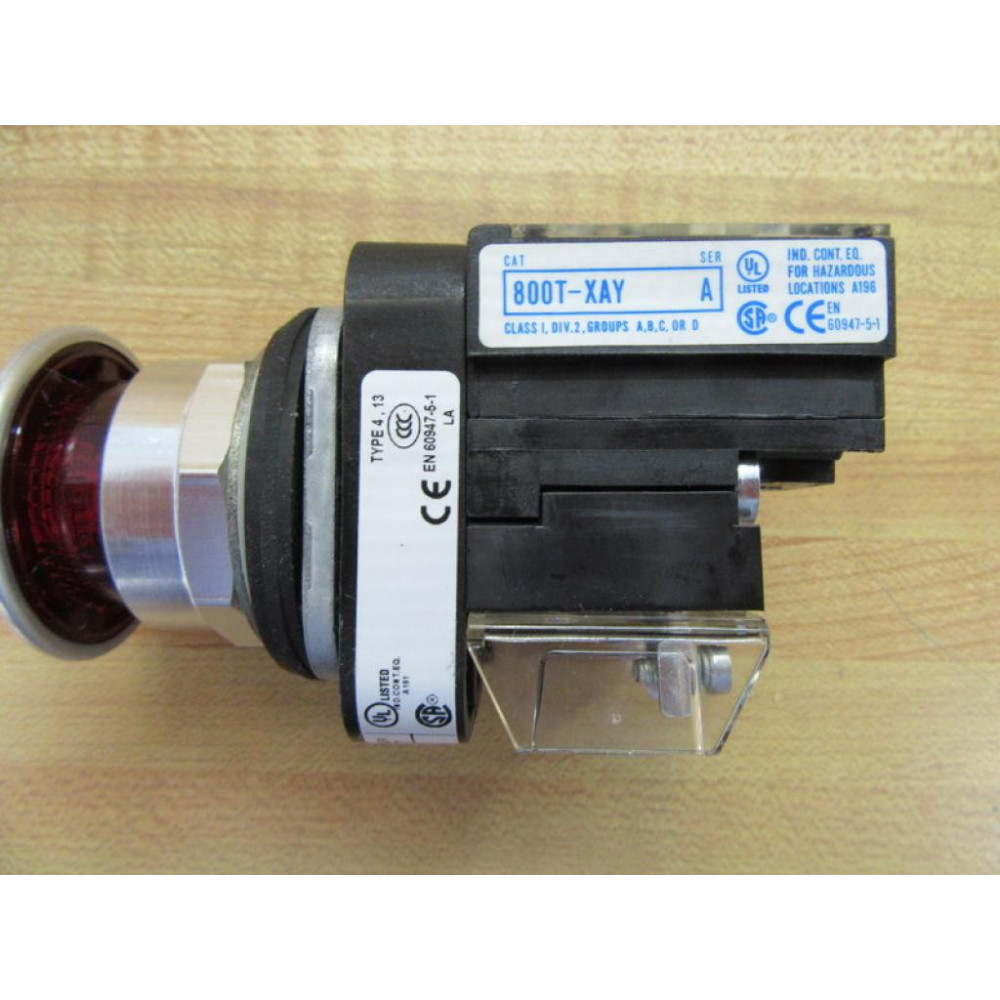 Allen Bradley 800T-FXS00X Red Switch w800T-XAY 800T-N330