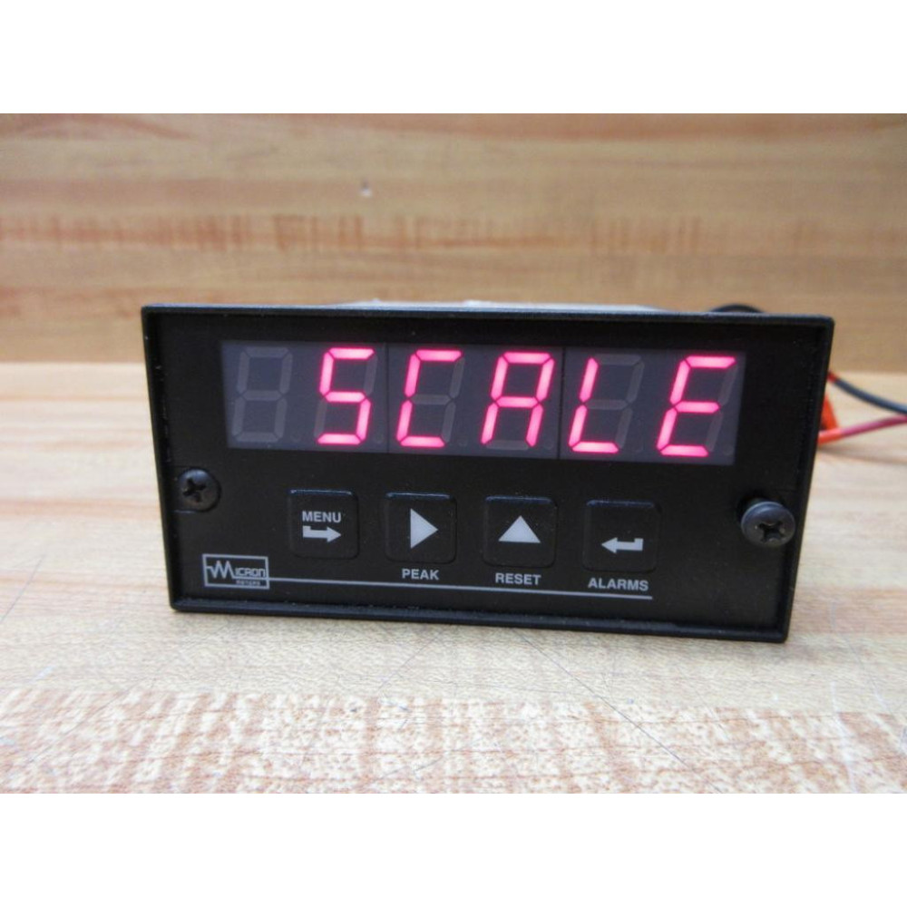 Micron Meters M 21111DCV1 Digital Panel Meter 21111DCU1 Tested - Used