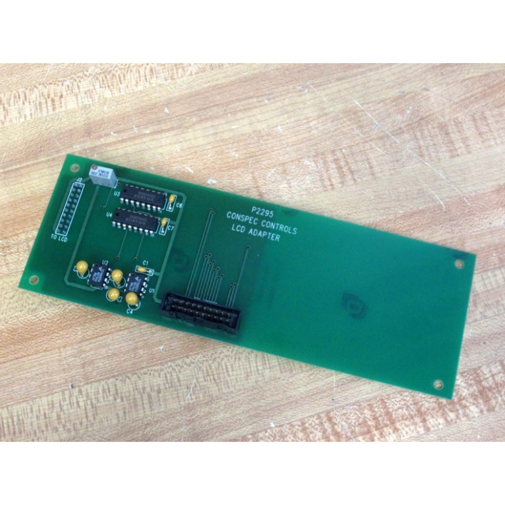Conspec Controls P2295 LCD Adapter Board P2296 - Used Conspec Controls P2295 LCD Adapter Board P2296 - Used