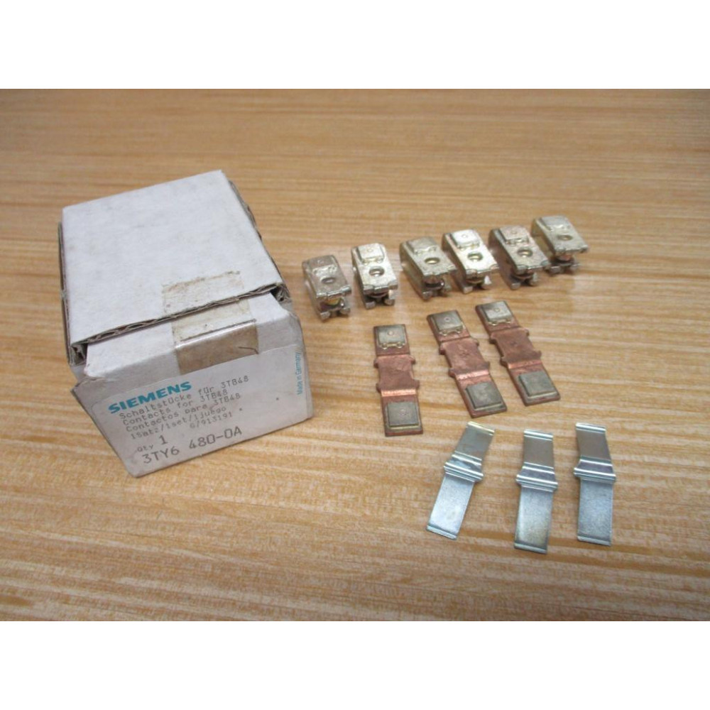 Siemens 3TY6480-0A Main Contact Kit 3TY64800A