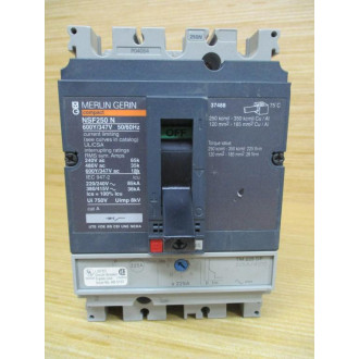 Merlin Gerin NSF250 N Breaker 3 Pole 175A Schneider Square D - Refurbished